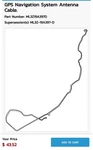 New Oem Ford Antenna Cable ML3Z-19A397-D F-150 Crew 2021-2025. Price: $18.00.
