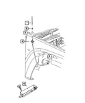 Genuine Mopar Module Antenna Export 56038699AB New. Price: $25.03.