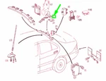 New Mercedes-benz W220 Navigation Ctel Antenna A2208201475 Original. Price: $568.37.