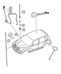 Genuine Mopar Antenna Extension Cable 4671771AD New. Price: $8.56.