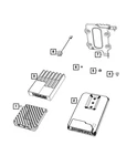 Genuine Mopar Amplifier Bracket 68257567AB New. Price: $18.03.