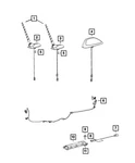 Genuine Mopar Base Cable And Bracket Antenna 6ZZ66NF2AA New. Price: $12.48.