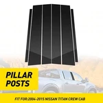 Black Pillar Posts For (crew Nissan Titan Cab) 45397 Set 4PC Door Trim New. Price: $15.19.