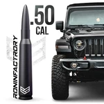 Ronin Factory Bullet Antenna For Jeep Wrangler Gladiator Anti-theft 50 Caliber New. Price: $30.00.