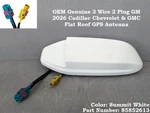 Oem 25-26 Cadillac Chevrolet Gmc Flat Roof Gps Satellite Plug Antenna 85852613 Used. Price: $149.99.