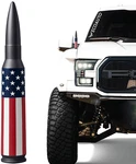 Cal Bullet Antenna Ford, Dodge & Ram F150 F250 F350 American Flag New. Price: $25.00.