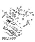 Genuine Mopar Retainer 68132493AA New. Price: $29.10.