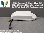 Oem 25-26 Cadillac Chevrolet Gmc Flat Roof Gps Satellite Plug Antenna 85852601 Used. Price: $149.99.