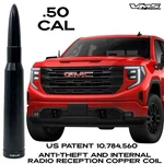 50 Caliber Ammo Bullet Anti Theft Copper Coil Antenna For Gmc Sierra Pick Up New. Price: $32.95.