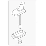Genuine Volkswagen Antenna Assembly 3C0-035-507-AG New. Price: $152.39.