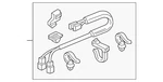 Genuine Honda Antenna Cable 39159-TK8-A11 New. Price: $57.18.