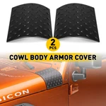 For 2007-18 Jeep Wrangler Jk Cowl Body Armor Cover Trim Exterior Accessories 2PC New. Price: $18.04.