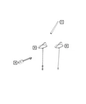 Genuine Mopar Cable & Base Assembly Antenna 5091872AA New. Price: $87.42.