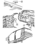 Genuine Mopar Satellite Antenna Jumper Wiring 56043305AE New. Price: $17.45.