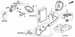 Genuine Honda Antenna Xm 39150-SDN-L41ZB Oem New. Price: $82.02.