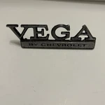 Vintage Vega By Chevrolet" Car Emblem 9614435 Badge Oem Gm Early 70 Used. Price: $28.95.