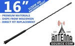 16" Fuba Style Antenna Mast Fits: 2004-2011 Saab 9-3 Convertible New. Price: $14.99.
