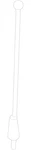 Genuine Nissan Radio Antenna Mast 28215-9E111 New. Price: $48.36.