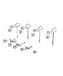 Genuine Mopar Base Cable And Bracket Antenna 6DE46PTEAA New. Price: $91.99.