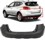 New Primed Rear Bumper Cover W/ Textured Lower Area For 2008-2015 Nissan Rogue. Price: $99.99.