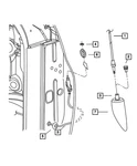 Genuine Mopar Antenna Cable 5080594AA New. Price: $104.31.