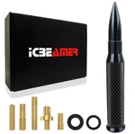 Icbeamer 50 Cal 5.5" Black Bullet Antenna With Carbon Fiber Finish New. Price: $19.99.