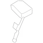 Genuine Porsche Radio Antenna Assembly 9P1-035-510-B New. Price: $186.13.