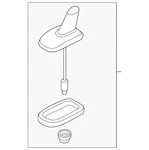 Genuine Volkswagen Antenna Assembly 3C0-035-507-AG New. Price: $165.09.