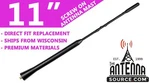 11" Fuba Style Antenna Mast Fits: 2001-2015 Audi Tt Conv. New. Price: $19.99.
