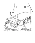 Genuine Mopar Antenna Cable Instrument Panel 5064617AB New. Price: $13.52.