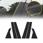 Fiber Carbon Door Window Pillar Post Cover Trim Fit Decal For Honda Civic 16-21 New. Price: $15.19.