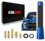 Jdm 3" Stubby Carbon Fiber Aluminum Auto Short Universal Blue Antenna T766 New. Price: $8.99.