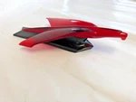 1953 1954 Chevrolet Truck Accesory Red Hood Ornament, Usa Quality Reproduction Used. Price: $295.00.