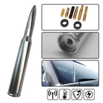 5.5 Inches Short Billet Aluminum Silver Bullet Antenna Fits All Ford Trucks New. Price: $12.34.