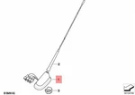 Genuine Mini Cooper One R52 Convertible Antenna Base 65206929760 New. Price: $125.39.