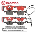 Front & Rear Brake Pad Oe Brembo Ceramic +sensor For Bmw 428I 430I / Xdrive Gc New. Price: $224.52.