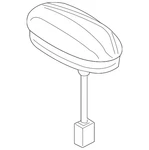 Genuine Mazda Radio Antenna Mast TG17-66-930 New. Price: $163.65.
