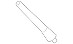 Genuine Honda Base Antenna *R525P* (tango Red Pearl) 39152-SDR-A01ZG New. Price: $243.30.