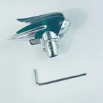 Green Retro Rocket Chrome Antenna Topper Transparent Color Plastic Body New. Price: $19.99.