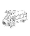 Genuine Mopar Antenna Mast 68013421AA New. Price: $77.64.