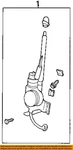 Chrysler Oem 01-06 Sebring,stratus Electrical Antenna-antenna, Fixed 5064258AA New. Price: $45.00.