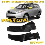 Pair For Toyota Highlander 2008-13 Wiper Cowl Trim Panel Cover Hood Fender Caps New. Price: $14.99.