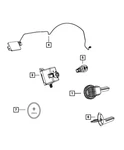 Genuine Mopar Keyless Entry Antenna 5026459AE New. Price: $55.49.