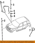 Chrysler Oem 02-10 Pt Cruiser Electrical Antenna-mast 4671868AF New. Price: $34.55.
