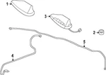 Genuine Nissan Radio Antenna Assembly 28228-6XJ0C New. Price: $65.59.