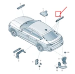 New Audi A5 F5 Left Upper Antenna Amplifier 8W8035225B Genuine Neu. Price: $94.91.