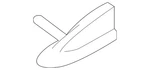 Genuine Mitsubishi Radio Antenna Assembly 28208W040P New. Price: $235.54.