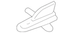 Genuine Mitsubishi Antenna 8723A472 New. Price: $239.06.