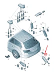 New Audi A4 B8 Rear Left Antenna Amplifier 8K9035225F Original. Price: $180.17.