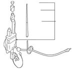 Genuine Mitsubishi Antenna Assembly MR538122 New. Price: $471.82.